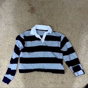 Long sleeve collard top